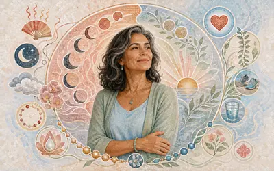 Ilustração do artigo: Climatério e menopausa: sintomas, quando começa e como aliviar o desconforto
